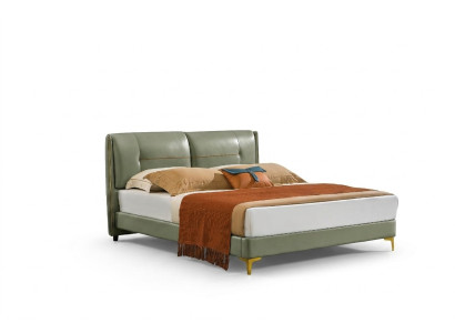 Designer upholstered bed bed beds fabric wood decor luxury double bed marriage bed