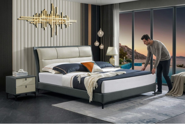 Bed Bedroom Sets Designer Luxury Beds Complete Set 2x Nightstands