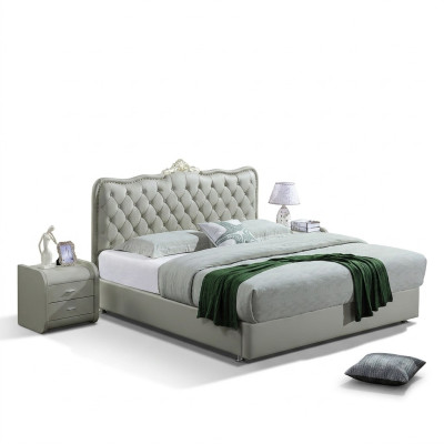 Double bed bedroom beds luxury furniture double bed Chesterfield baroque style