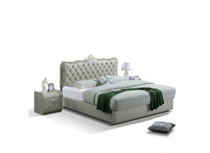 Double bed bedroom beds luxury furniture double bed Chesterfield baroque style