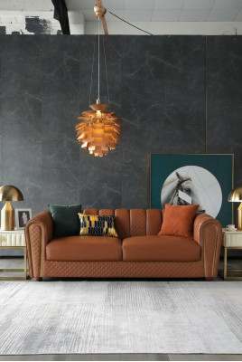 Sofa 3-seater leather sofas couch upholstery luxury furniture modern three-seater