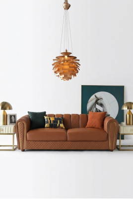 Sofa 3-seater leather sofas couch upholstery luxury furniture modern three-seater