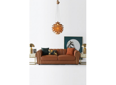Sofa 3-seater leather sofas couch upholstery luxury furniture modern three-seater