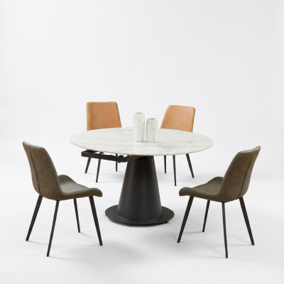 Dining room design furniture chair set table with 4 armchairs set new
