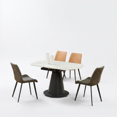 Dining set dining table 4 x chair set table dining group 5-piece. Tables