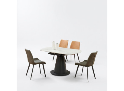 Dining set dining table 4 x chair set table dining group 5-piece. Tables