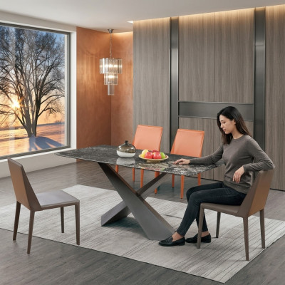 x legs column table dining room tables 180x90 luxury design furniture marble