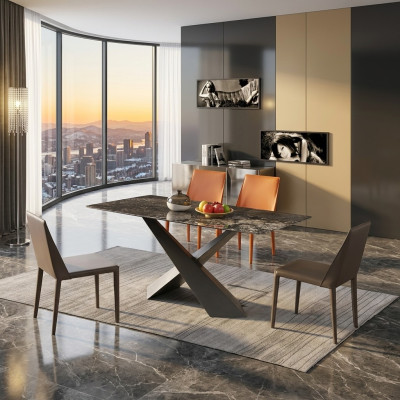 x legs column table dining room tables 180x90 luxury design furniture marble