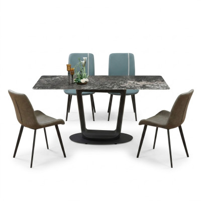 Luxury furniture design dining room set dining set chairs table group