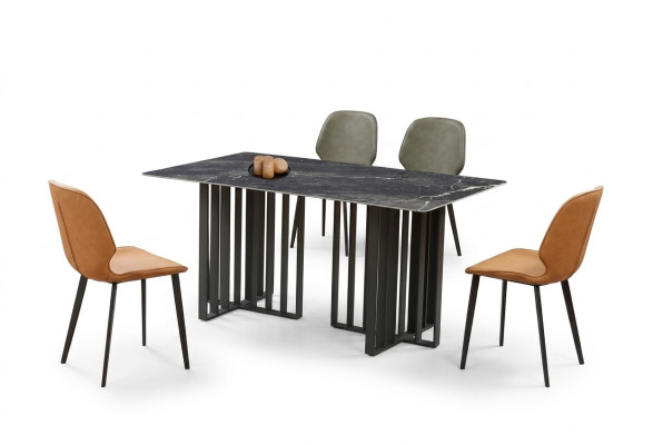 Table Chair Dining Room Furniture Armchair Set Suite Group Tables 5-piece.