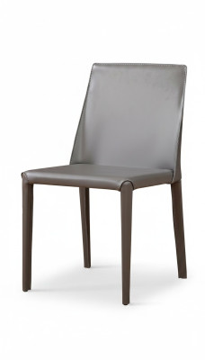 Modern armchair chair 1x dining room TV seat upholstered chair gray lounge chair new.