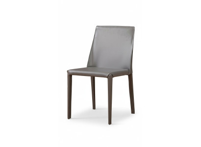 Modern armchair chair 1x dining room TV seat upholstered chair gray lounge chair new.