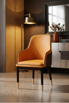 Modern armchair chair 1x dining room TV decor lounge seat upholstered chair