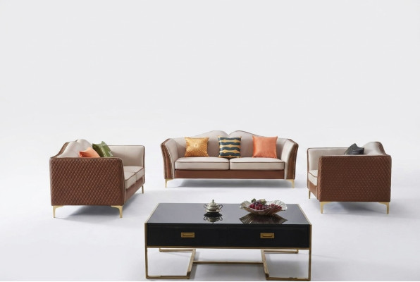 Sofa set 3+2+1 seater classic living landscape sofas decor couches new