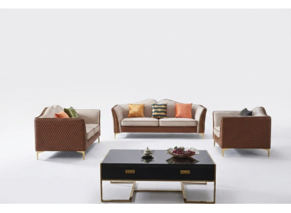 Sofa set 3+2+1 seater classic living landscape sofas decor couches new