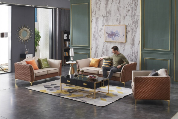 Sofa set 3+2 seater classic furniture sofas leather couches upholstery