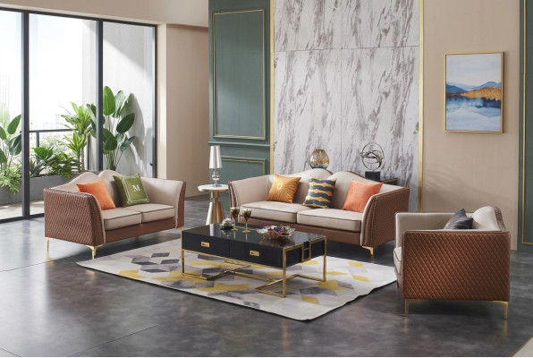 Sofa set 3+2 seater classic furniture sofas leather couches upholstery