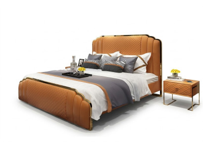 Bed cushion design luxury hotel double beds master bedroom 180x200cm