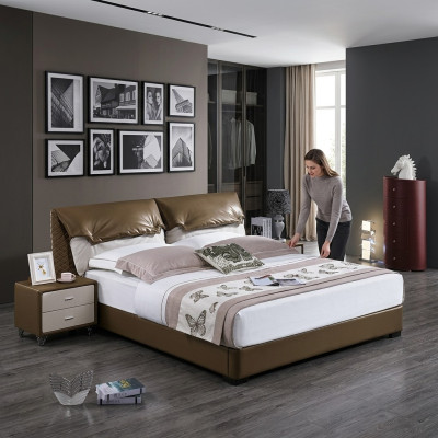 Classic 3-piece bedroom set classic bed + nightstand double bed new
