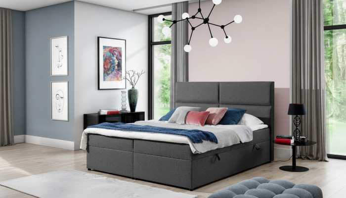 Designer Bett Chesterfield Textile Hotel Beds Double Bedroom Luxury 180x200