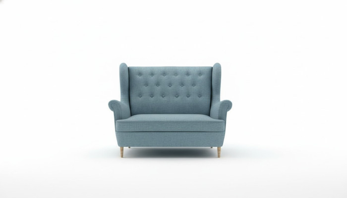 Bank Chesterfield Two-Seater 2-Seater Sofa Couch Upholstered Velvet Sofas