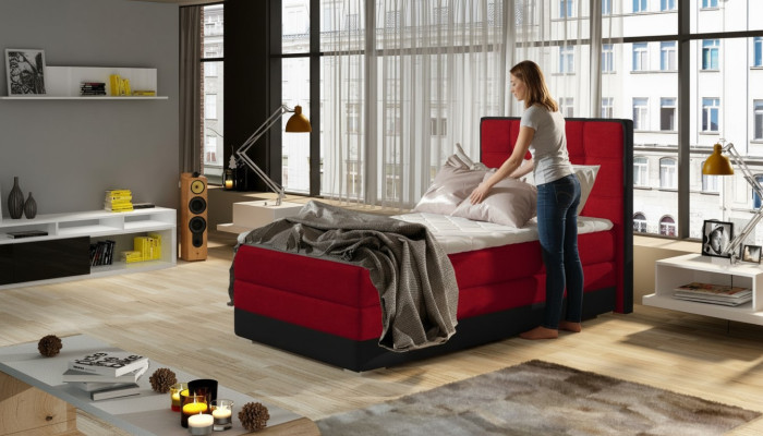 Bed cushion design luxury hotel beds 90x200cm bedroom box spring single