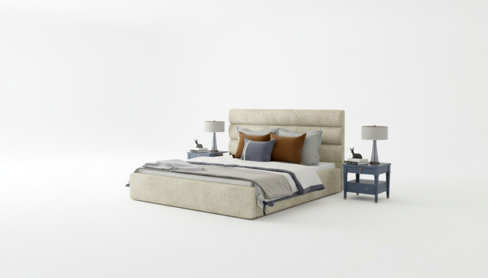 Designer bed upholstered bed double bed royal beds double bed bedroom NEW