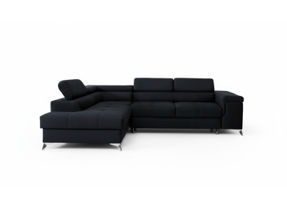 Design sofa couch corner sofa textile upholstery ensemble living landscape corner set new