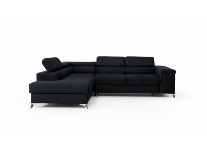 Design sofa couch corner sofa textile upholstery ensemble living landscape corner set new