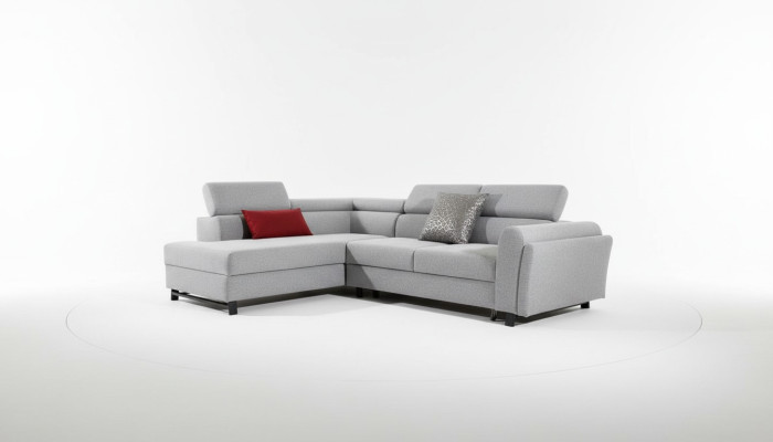 Living landscape corner sofa L-shape armchair set suite modern sofa textile seat corner.