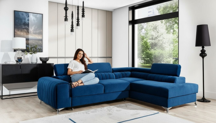 Sofa with storage box & sleeping function corner sofa fabric couch textile couch sofas new