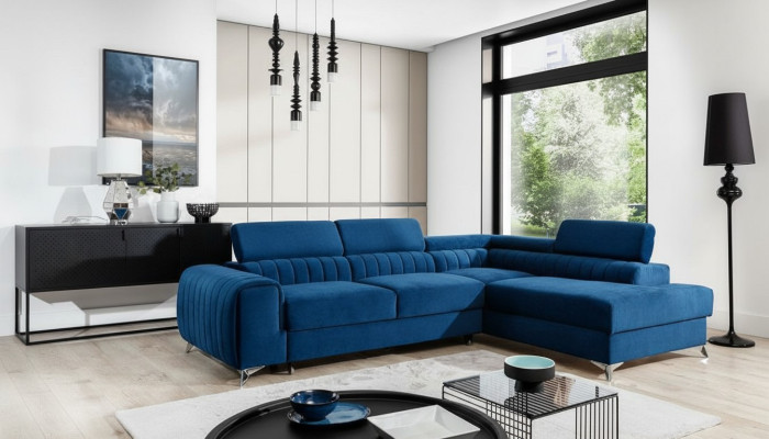 Sofa with storage box & sleeping function corner sofa fabric couch textile couch sofas new