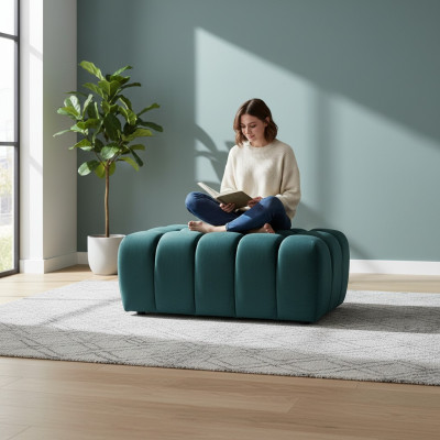 Stool Footstool Side Stool Chaise Lounge Bench Velvet Fabric