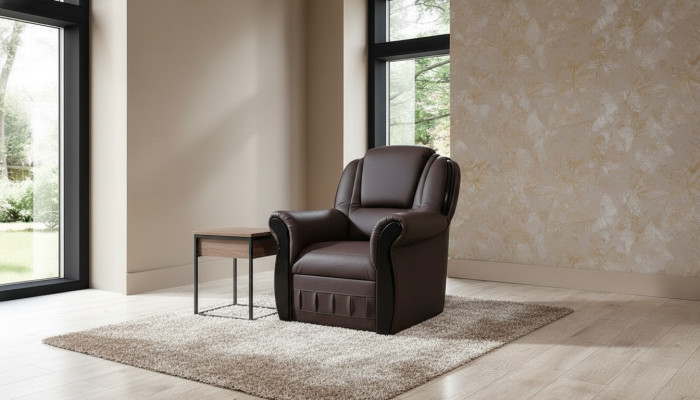 Armchair Club Upholstered Sofa 1-Seater Office Furniture New Lounge Design Recliner Chair