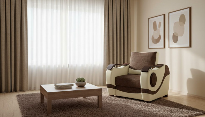 Club lounge armchair designer recliner chair sofa single seater TV upholstered single seater