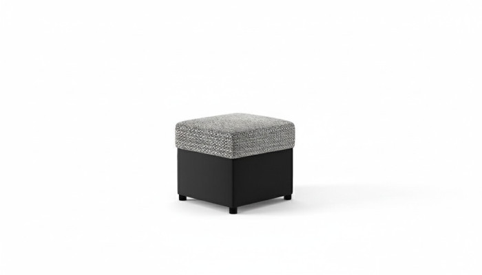 Upholstered Design Stool Design Footstool Ottoman Seat Textile Chaise Lounge