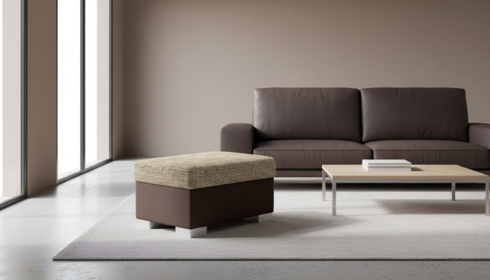 Ottoman Pouf Sofa Upholstery Side Stool Footstool Ottoman Furniture Stool Fabric