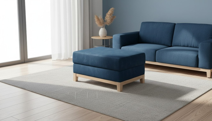 Ottoman footstool pouf living room designer stool padded bench