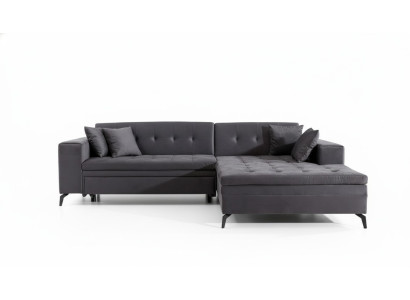 Design living landscape L-shaped corner sofa couch upholstery fabric suite sofa corner new