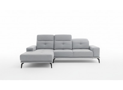 L-shaped corner sofa fabric seating suite designer living landscape textile couch sofa new