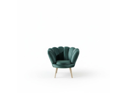 Armchair Club Lounge Chair Upholstery Sofa 1-Seater Relax TV Green