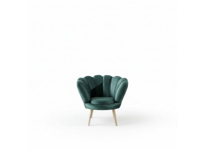 Armchair Club Lounge Chair Upholstery Sofa 1-Seater Relax TV Green