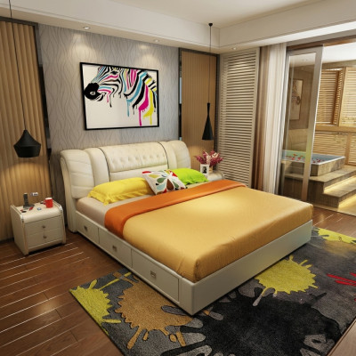 Luxury bedroom bed upholstery double beds 180x200 furniture designer furnishings