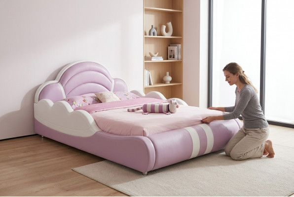 Children's room bed girls beds bedroom design double bed new