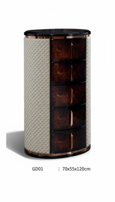 Tall dresser, brown luxury cabinet, modern design furniture, wood dressers, living room.