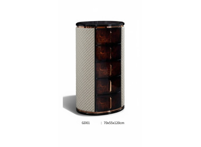Tall dresser, brown luxury cabinet, modern design furniture, wood dressers, living room.