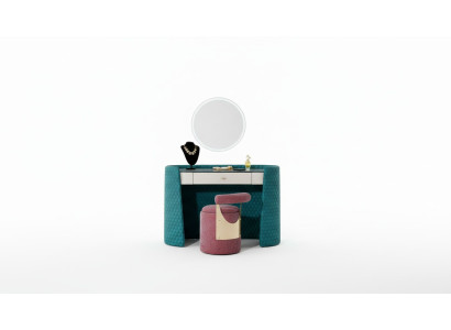 Dressing table stool bedroom leather textile consoles modern design makeup new