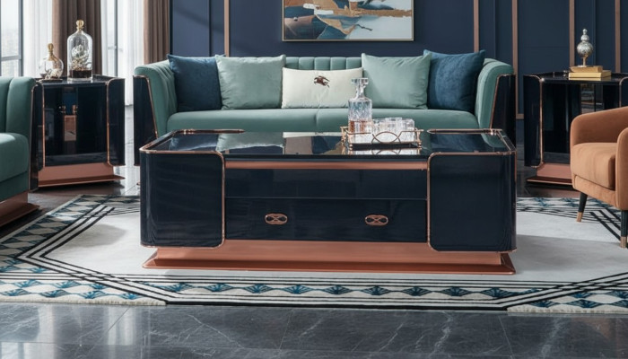 Coffee table wood brown elegant tables modern design furniture luxury living room