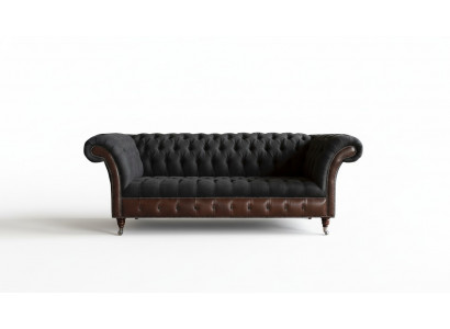 Chesterfield black living room fabric design couches upholstery sofa new leather sofa