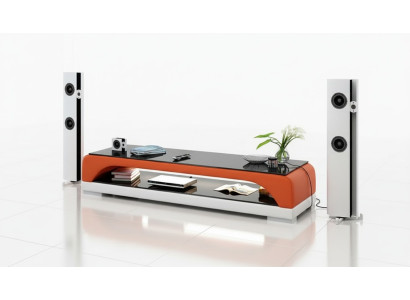 RTV TV Sideboard Leather Glass Table TV Cabinet Table Lowboard Mo.H